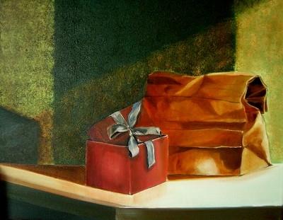 Brown Bag and Red Box by Deborah Levy