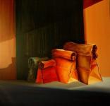 Four Brown Bags (SOLD) by Deborah Levy